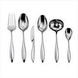 Brand-New Oneida Asteria 6-Pc Serving Set Modern Pattern With Hi-Luster Finish