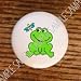 FROGS #03 CUTE GREEN FROG DRAWER PULLS KNOBS