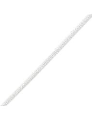 Sterling Silver Fancy Mesh Necklace - 24 Inch