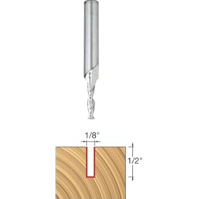 Freud 75-100 1 8-Inch x 1 2-Inch Up Spiral Router Bit 1 4-Inch Shank by Freud