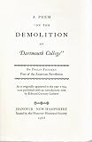 A Poem "On the Demolition of Dartmouth College"