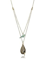Lucky Brand Double Layer Birds Nest Necklace