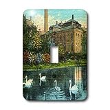 Sandy Mertens Wisconsin - Laggon at Horlick Malted Milk Plant, Racine (Vintage) - Light Switch Covers - single toggle switch