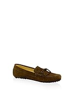 Animas Code Mocasines Clásicos Fringe (Azul Marino)