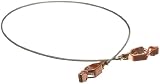 Justrite 08500 3' Long Flexible Bonding Wire With Two Clips