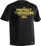 Under Armour 1228885 Protect This House Baseball Tee - Black