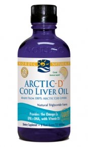 Nordic Naturals CLO, Arctic-D Lemon, 8-Ounce Bottle