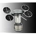 GSI Super-Quality Waterproof Long-Life Rechargeable Camping Lamp/Lantern - 17 Bright LED Bulbs - Built In Solar Panels - Includes Compass, Home and Car Charger - For Camping, Hiking, Emergencies and All Outdoor Activities