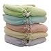 Kissaluvs One Size Hybrid Diapers 6Pack COLORS (7-35lbs) - Boy or Girl (Neutral)