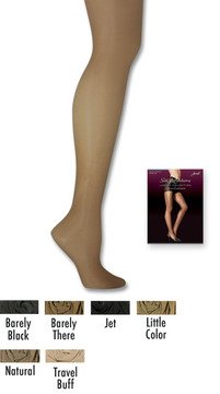 3-Pack Hanes Silk Reflections Luxury Soft-As-Cashmere Control Top Hosiery 0A257, Travel Buff, AB
