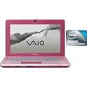 Sony VAIO VPC-W111XX/P 10.1-Inch Pink Netbook - 2.5+ Hour Battery Life