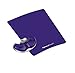 Fellowes Gliding Palm Support with Microban Protection, and Mouse Pad, Gel, Purple (9183401)