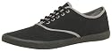 Plims Mens Plimsoll Black/Grey