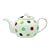 Typhoon Hand-decaled Fine Procelain Natural Polka Dot 6 Cup Teapot