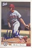 Mike Bell, Charlotte Rangers - Rangers Affiliate, 1996 Best Autographed Card