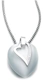 Produkt-Bild: Leonardo 010386 Halskette Sweetheart wei&szlig;
