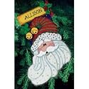 Dimensions Santa Sparkle Stocking Needlepoint Kit