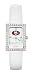 San Francisco 49ers Ladies Allure Watch White Leather Strap