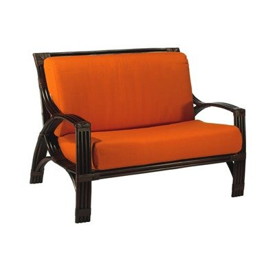 BonAdventure Love Seat (Espresso) (39H x 51W x 25D)