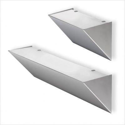 A-2037 Series Wall Sconce Finish/Bulb: Silver Gray/Fluorescent