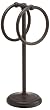 Taymor Pedestal Fingertip Towel Rings, Oil Rubbed Bronze