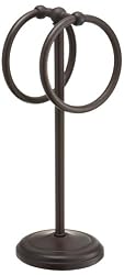 Taymor Pedestal Fingertip Towel Rings, Oil Rubbed Bronze