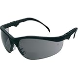 Safety Glasses - Klondike Magnifier - Black Frame - Grey Lens - +2.0