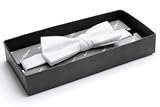 BlackNWhite - Boys Pre-Tied Polyester Dupion Bow Tie