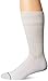 Stance Men's Domain Athletic Stripe Arch Support Classic Crew Sock, White, L