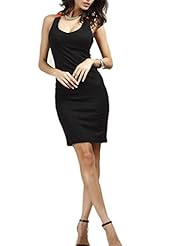 Girls Summer Spaghetti Strap Cotton Bodycon Dress/Evening Dress 