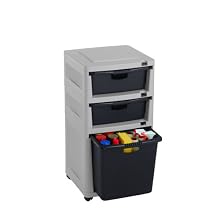 Suncast DRT1288CD Utility 3 Drawer Tower
