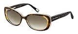 Marc Jacobs Women's 350 Tortoise / Honey Frame/Grey Gradient Lens Plastic Sunglasses