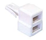 BT (Telephone) Double outlet adapter (4-wire)