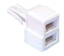 BT (Telephone) Double outlet adapter (4-wire)