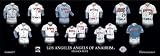 Los Angeles Angels of Anaheim 5 x 15 Uniform History Plaque