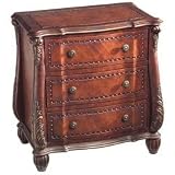 Traditional Accents 6002659 Montford Side Chest - Dark Elm Crackle Finish