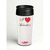 16 oz. Double Wall Insulated Tumbler with I Love Benedict - Paper Insert by 