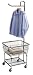 Whitney Design 7028 Commercial Chrome Laundry Cart and Hanger