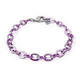 CHARM IT��� Purple Single Chain Link Charm Bracelet
