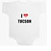I Love Tucson Baby Ultrasoft Onesie