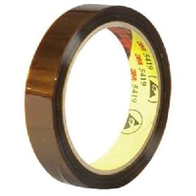 Click here to buy 3M Low Static Polyimide Tape, 5419, 1 2 X 36 Yards, 2.7 MIL by 3M.