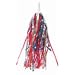 Pyramid Laser Bicycle Streamers, Red, White and Blue