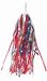 Pyramid Laser Bicycle Streamers, Red, White and Blue
