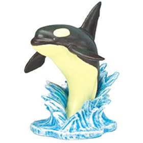 (Price/1)Resin Ornament - Orca Whale (3pc)