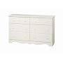 Vanilla 6 Drawer Dresser