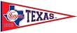 Texas Rangers Cooperstown Wool Pennant - SET OF 6 - Sports Merchandise