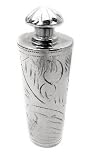 Solid Sterling Silver Collectible Etched Perfume Holder Bottle - B00030FDFY