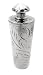 Solid Sterling Silver Collectible Etched Perfume Holder Bottle