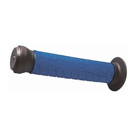 Lizard Skins Dual Density BMX Grips 145mm With Plugs Blue/Black