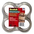 Scotch Products - Scotch - Moving & Storage Tape, 1.88" x 54.6 yards, 3" Core, Clear, 4 Rolls/Pack - Sold As 1 Pack - Great for long-term storage, label protection and light-duty shipping. - Holds securely over a wide range of temperatures. - Ultraviolet resistant.